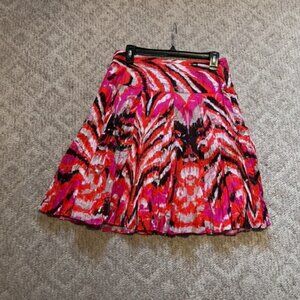 INC Colorful Circle Skirt with Sequins